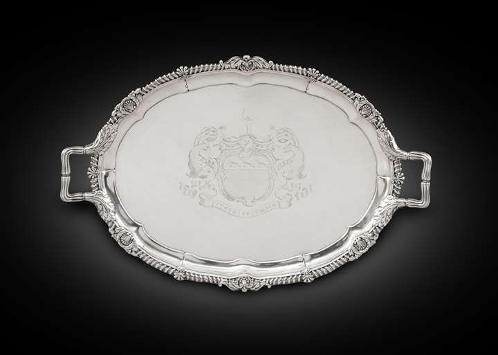 A George III Silver Two-Handled Tray
